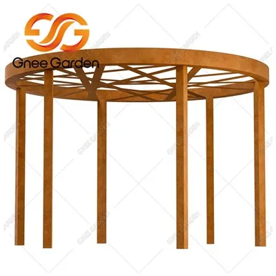 Jeklena pergola Corten