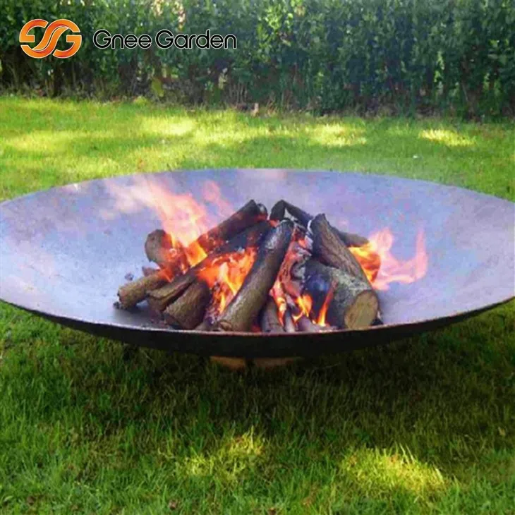 Corten Steel Fire Pit Eko prijazna kovinska posoda