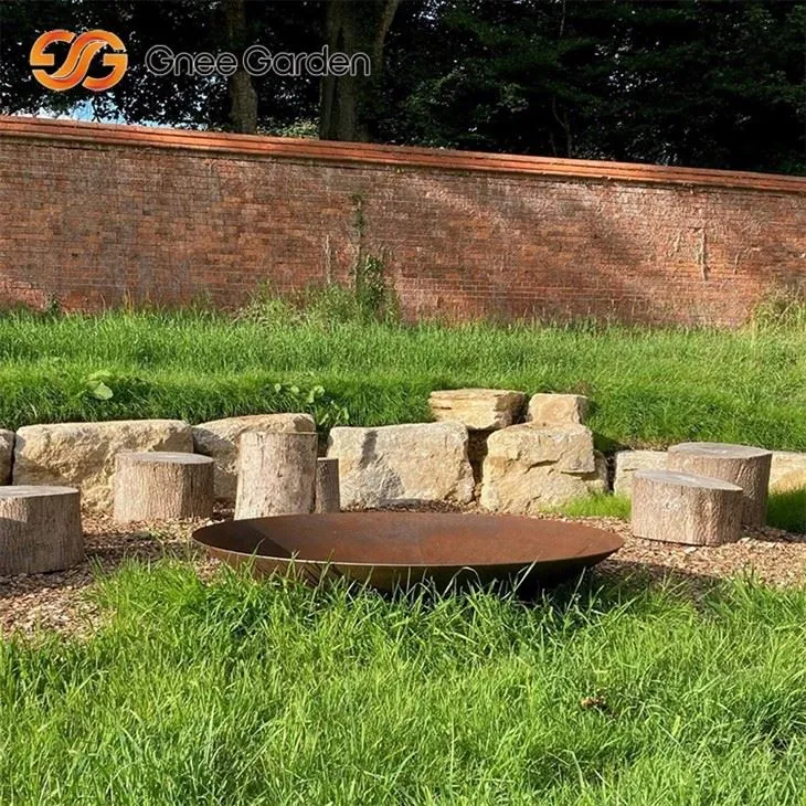 Corten Steel Fire Pit Weatherproof