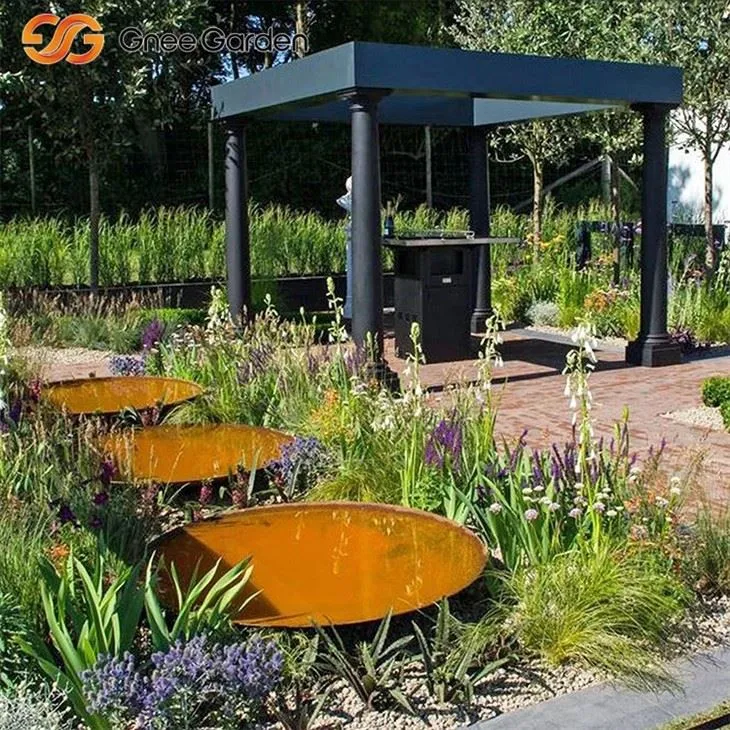 Corten Elegant Fire Bowl Backyard Decor