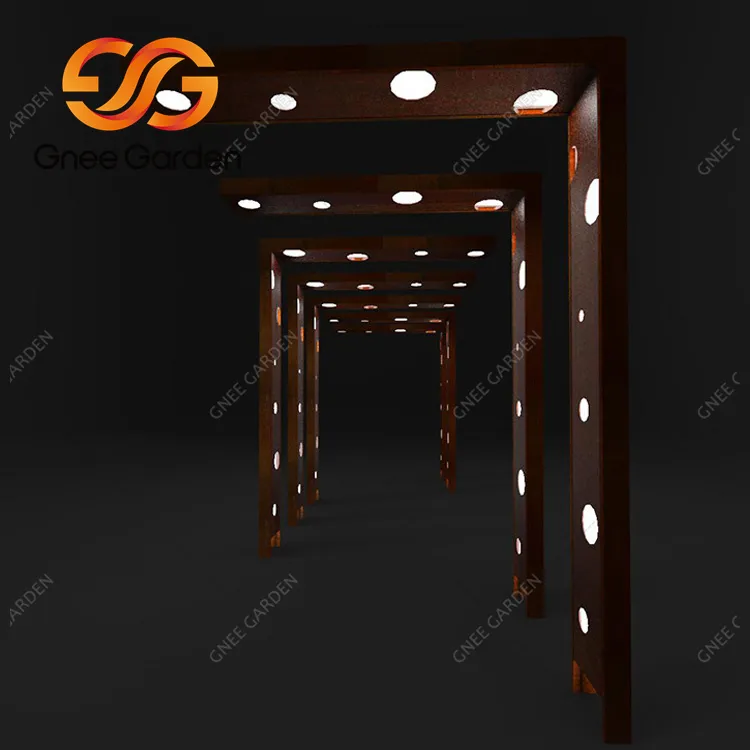 Corten Vrt Pergola