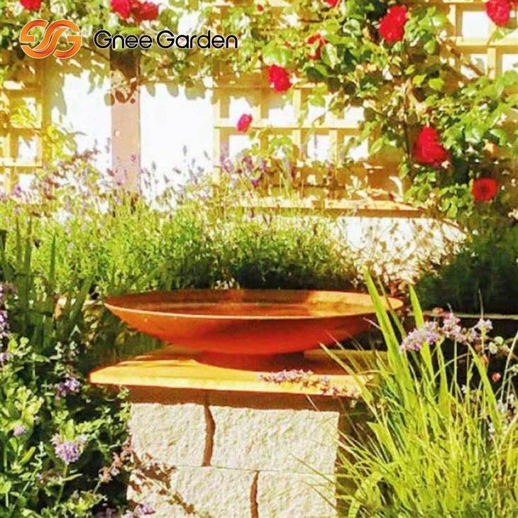 Corten Steel Fire Pit z dvojno funkcijo žara