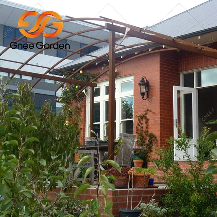 Korten jeklo kovina vrt gazebo