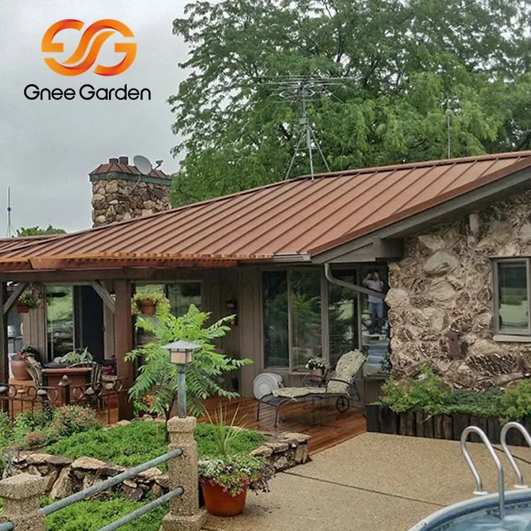 Corten Steel Stoječa strešna kritina