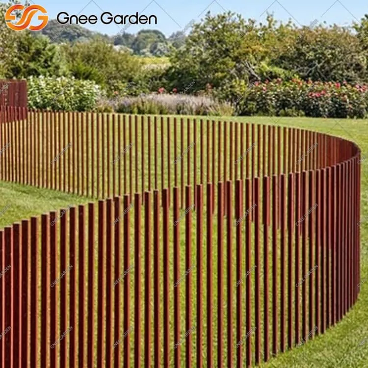 Dekorativne plošče za jeklene ograje za zunanje prostore