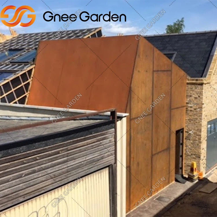 External Corten Steel Facad Panel