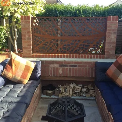 Kako namestiti zunanji Corten jekleni zaslon?