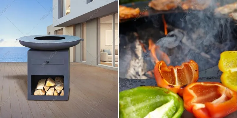 Weathering Steel Camping BBQ Weathering Steel Camping BBQ