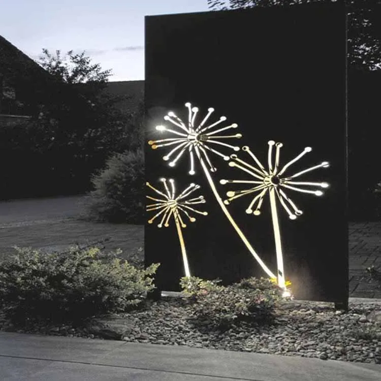 Lasersko rezan kovinski zaslon za zasebnost