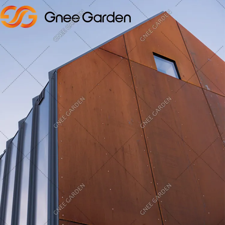 Kovinska fasada zavesa stena jeklena zavesa stena