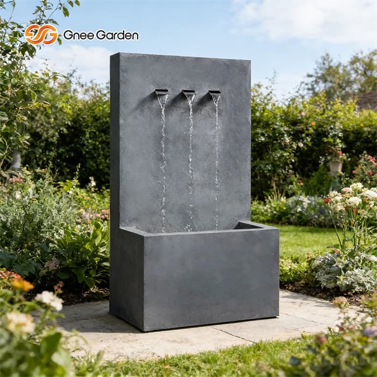 Modern Steel Waterfall Fountain
