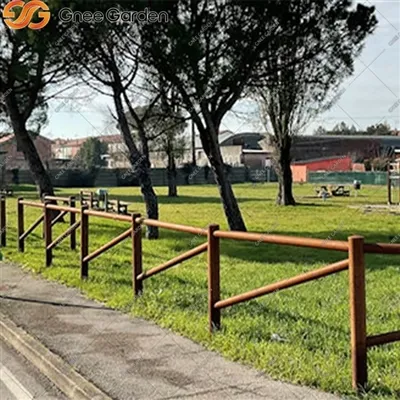 Modeli po meri v sodobni ograji Corten Steel