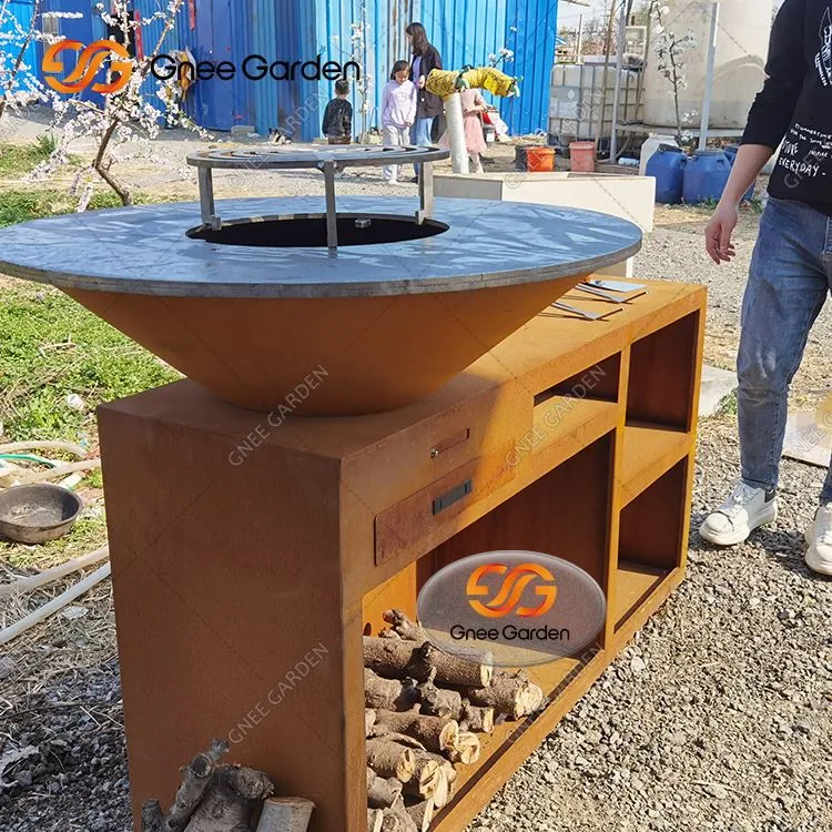 Outdoor Corten Steel BBQ Brazier