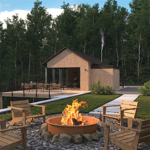 Zunanji grelec Fire Pit Corten Steel