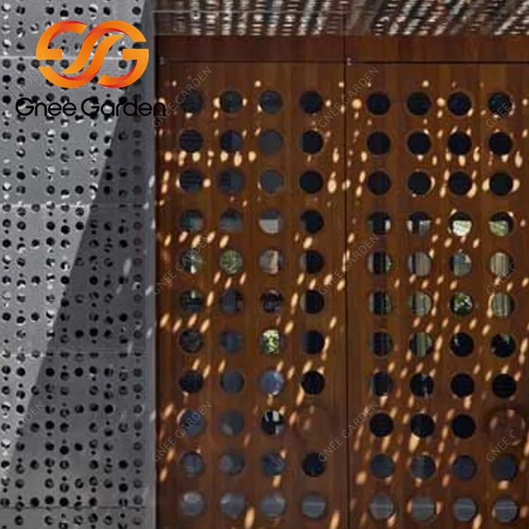 Zunanjost kovina stena plošče