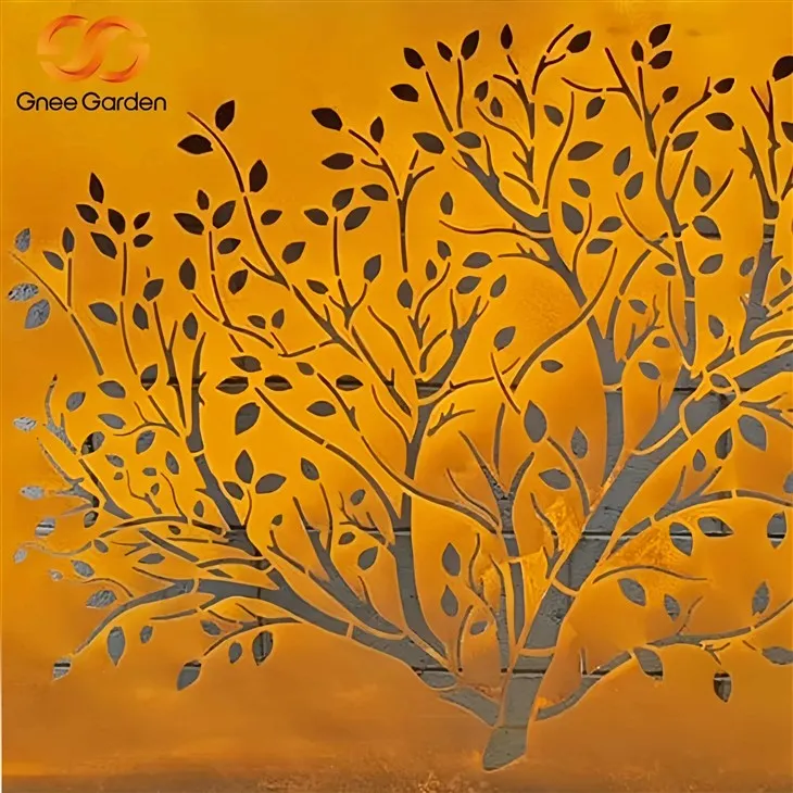 Laserski rezani korten jekleni zasloni za teraso