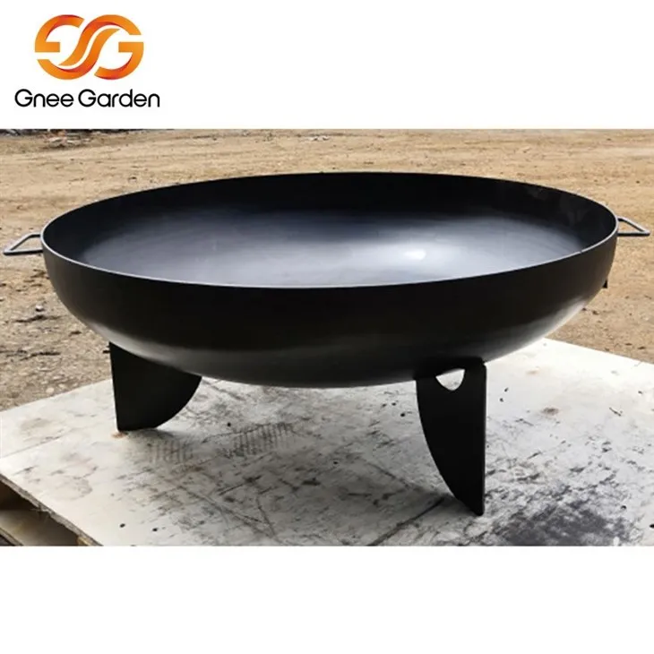 round corten fire pit