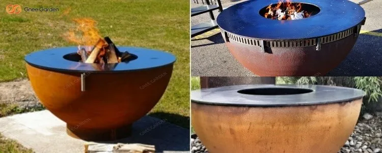 Corten Steel Charcoal BBQ Corten Steel Charcoal BBQ