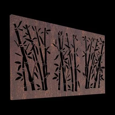 Zaslon za zasebnost Corten Steel Metal Wall