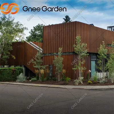 Stena jeklene stene za fasado stavbe