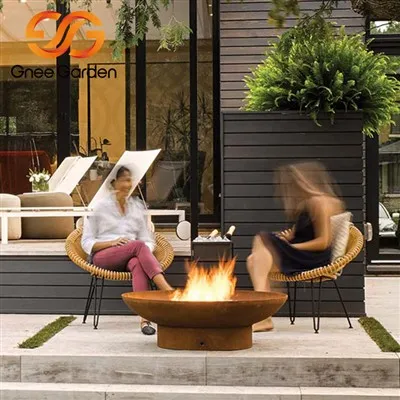 Zunanji vrt Corten Steel Fire Pit