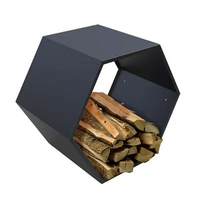 Koš za drva za shranjevanje