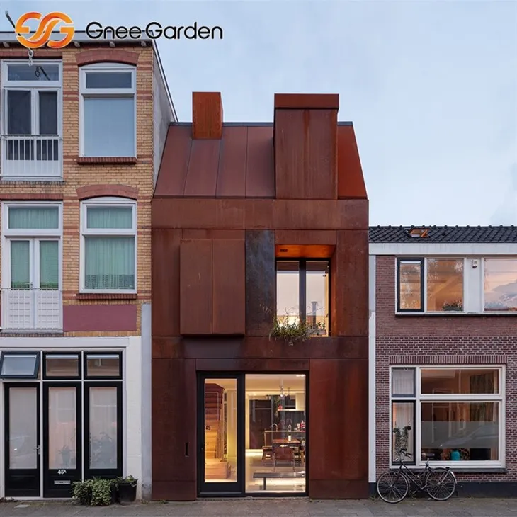 Vremenske obloge jeklo trajna zunanjost